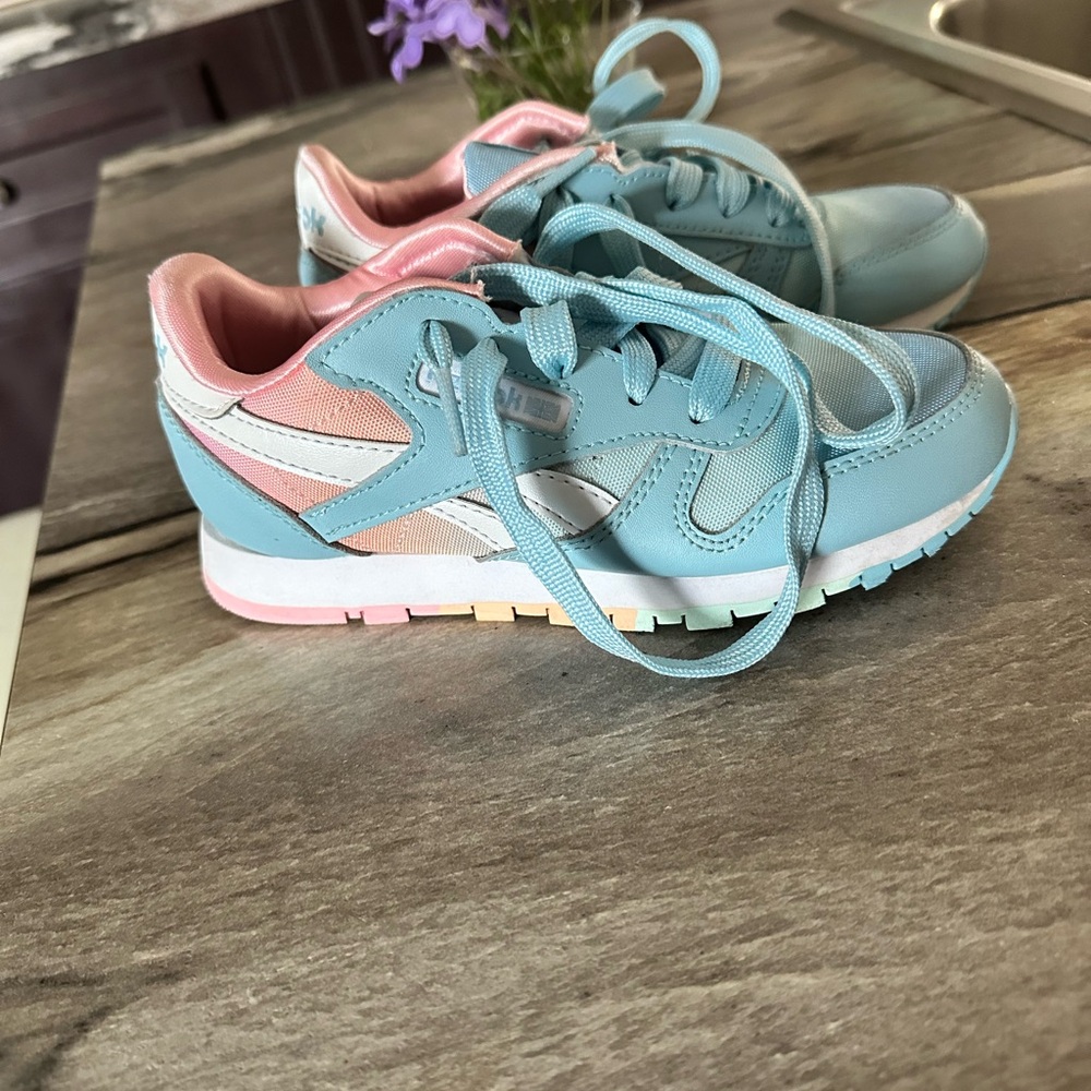 Pastel Blue and Pink Sneakers